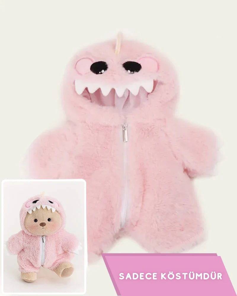 SunLight™ Pembe Tüylü Dino Puffy