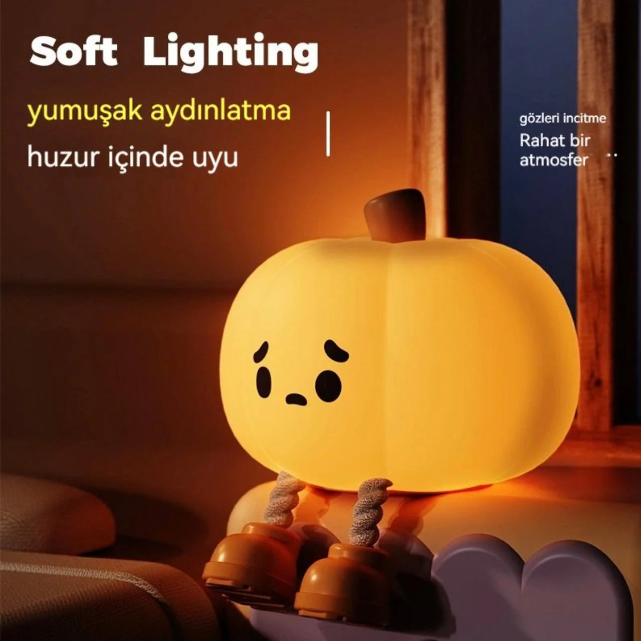 Bal Kabağı Gece Lambası