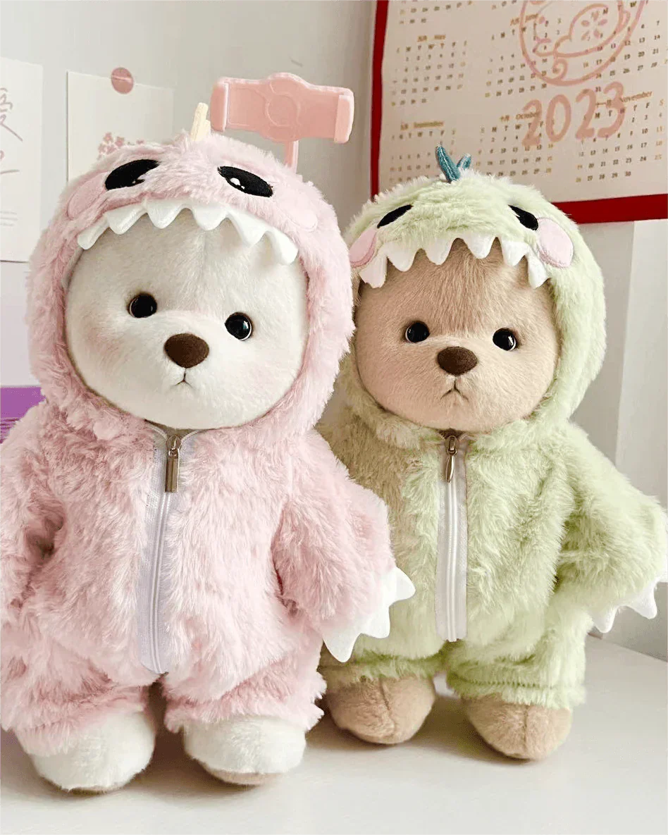 SunPuffy™ Yeşil Tüylü Dino Puffy