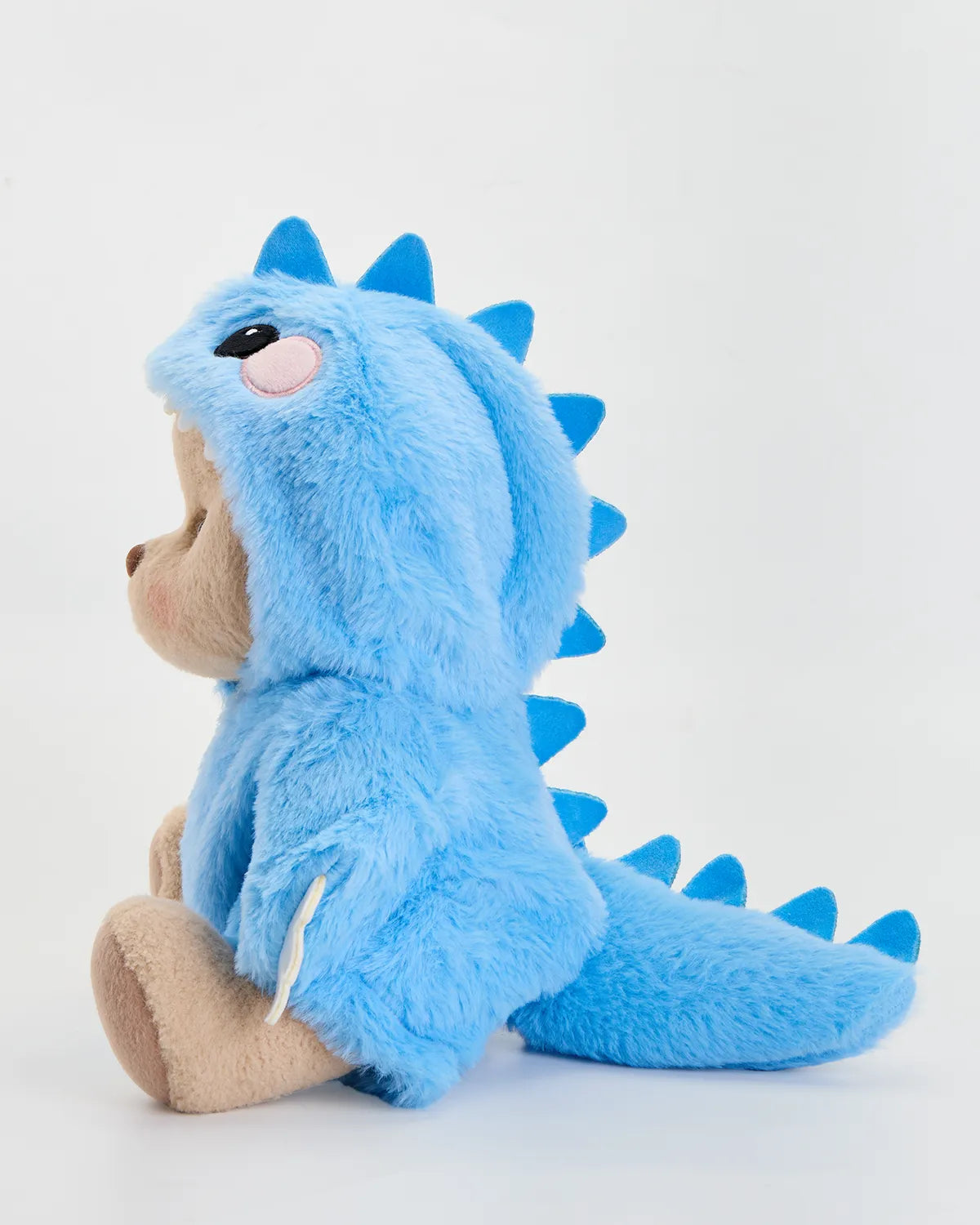 SunPuffy™ Kürklü Mavi Dino Puffy