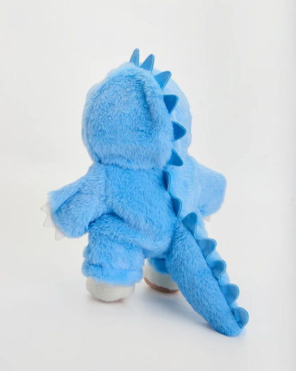 SunPuffy™ Kürklü Mavi Dino Puffy