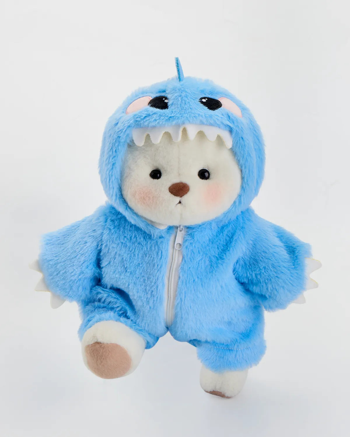 SunPuffy™ Kürklü Mavi Dino Puffy