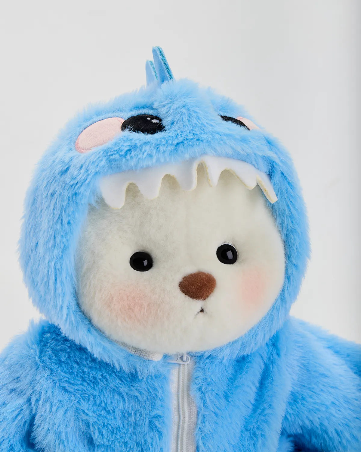 SunPuffy™ Kürklü Mavi Dino Puffy