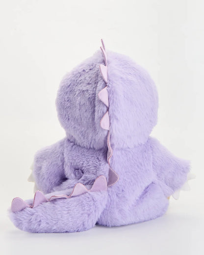 SunPuffy™ Kürklü Mor Dino Puffy