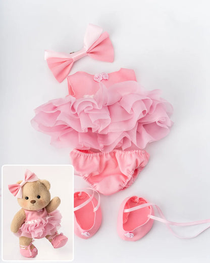 SunPuffy™ Pembe Bale Elbiseli Puffy