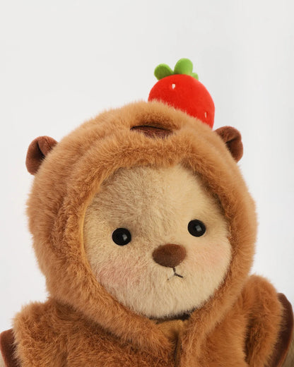 SunPuffy™ Çilek Kahverengi Kapibara Puffy
